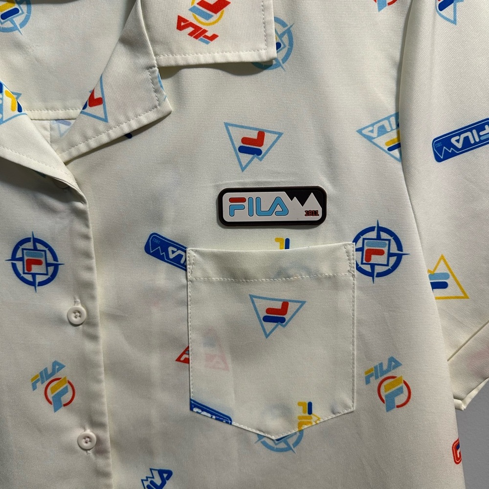 Fila Explore Elements Collection Button Up Shirt … - image 2